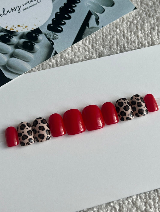 MTO: RED LEOPARD PRINT