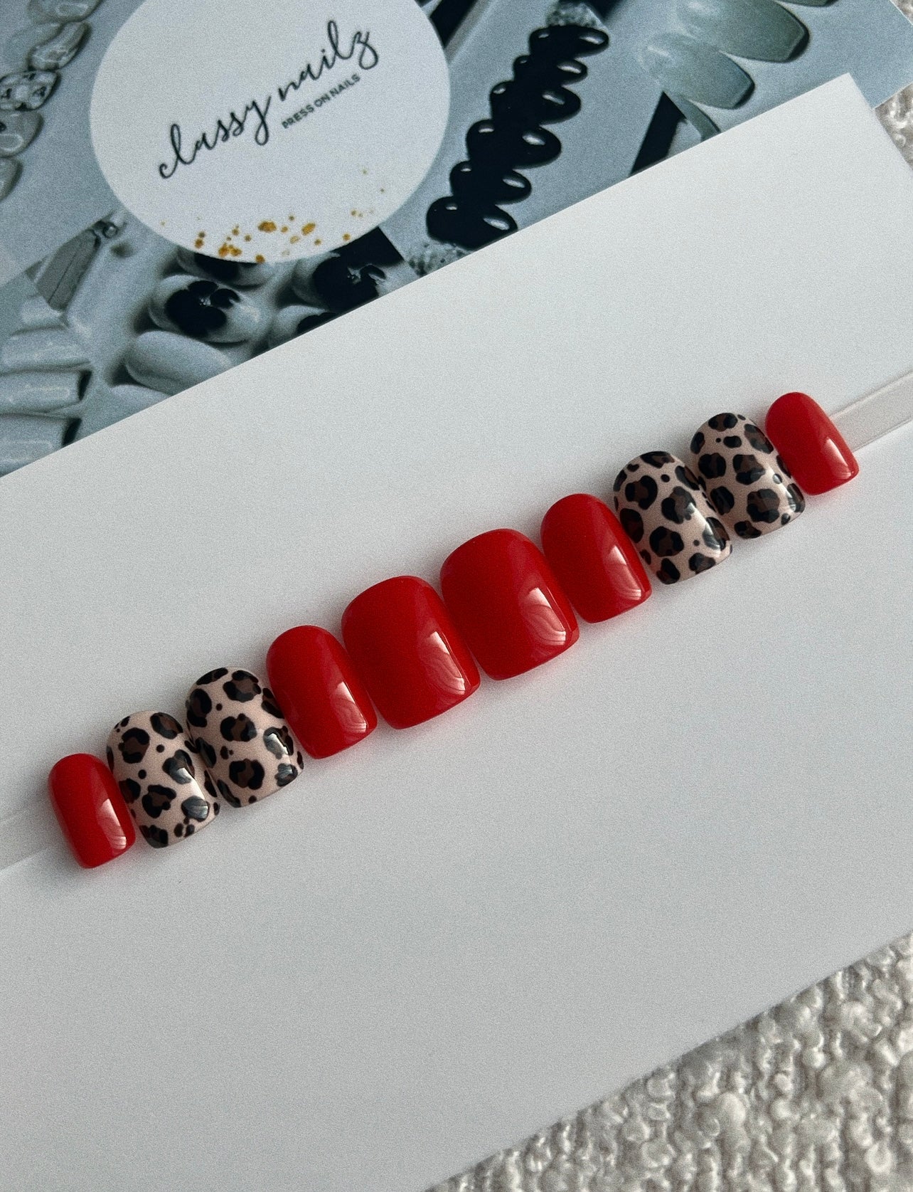 MTO: RED LEOPARD PRINT