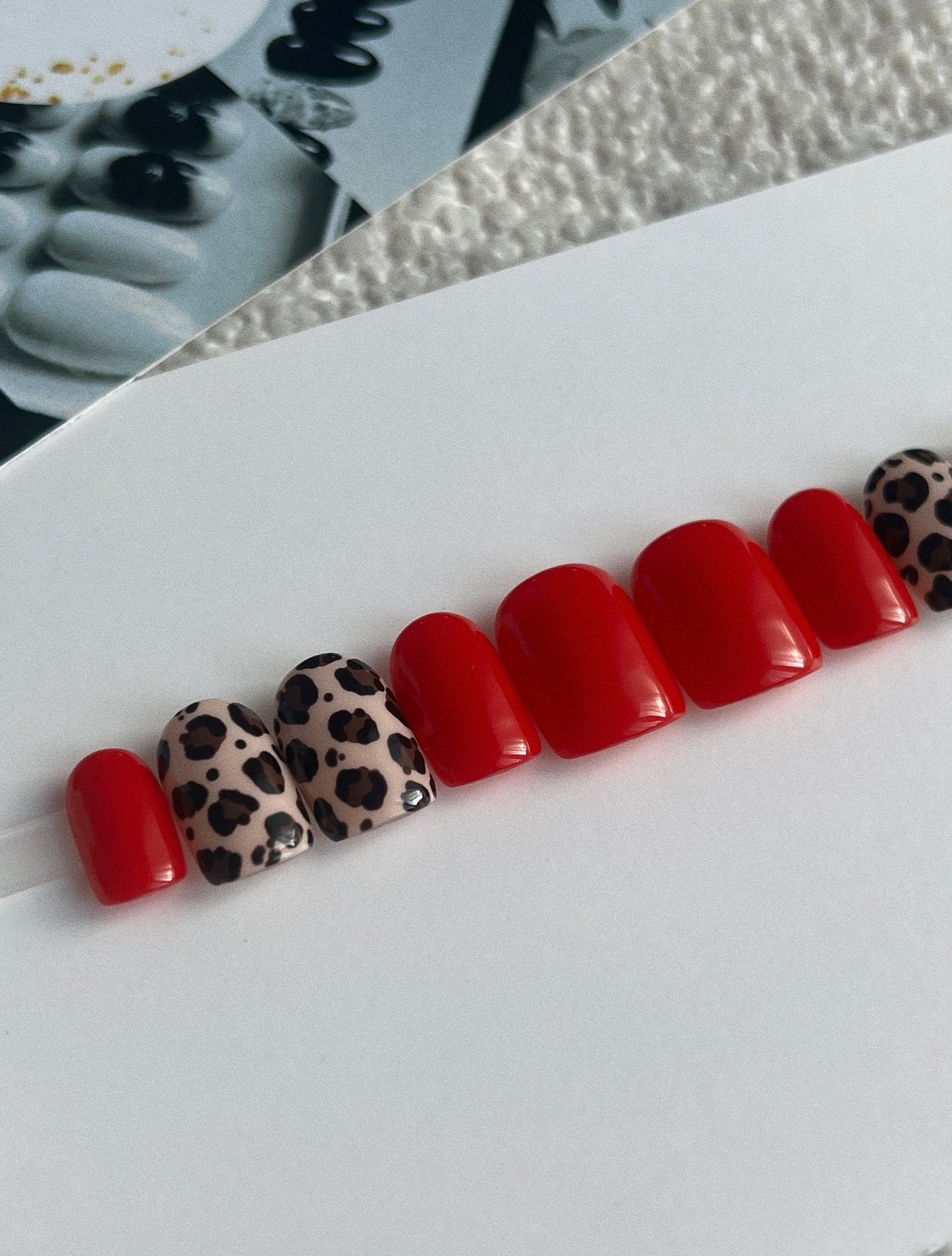 MTO: RED LEOPARD PRINT